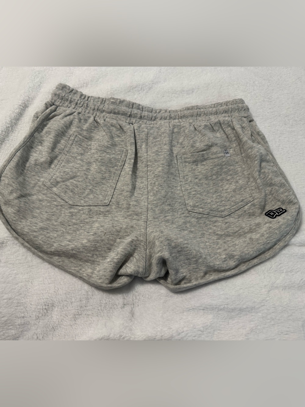 Hype & Vice Michigan Heather Gray Fleece Shorts Size L - Picture 3 of 5